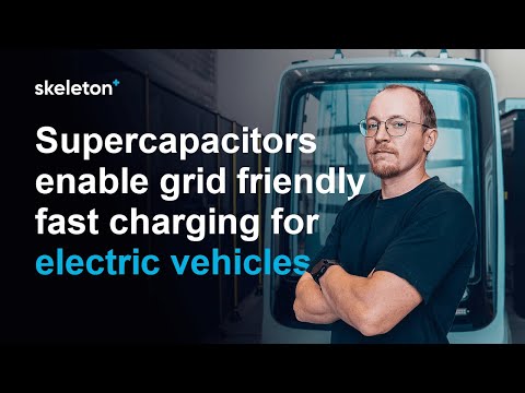 SUPERCAPACITORS enable grid friendly fast charging for ELECTRIC VEHICLES
