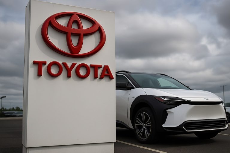 Toyota stoi w obliczu reakcji za wspieranie denierów zmian klimatycznych, co niszczy jego czysty wizerunek i przyszłość elektrycznych pojazdów.
